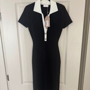 Meshki Jessamine Collard Contrast Maxi Dress